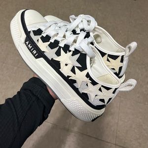 Amiri Stars Court Low-Top Sneakers